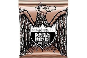Ernie Ball Paradigm Medium Light Phosphor Bronze Acoustic Guitar Strings 12-54 Gauge