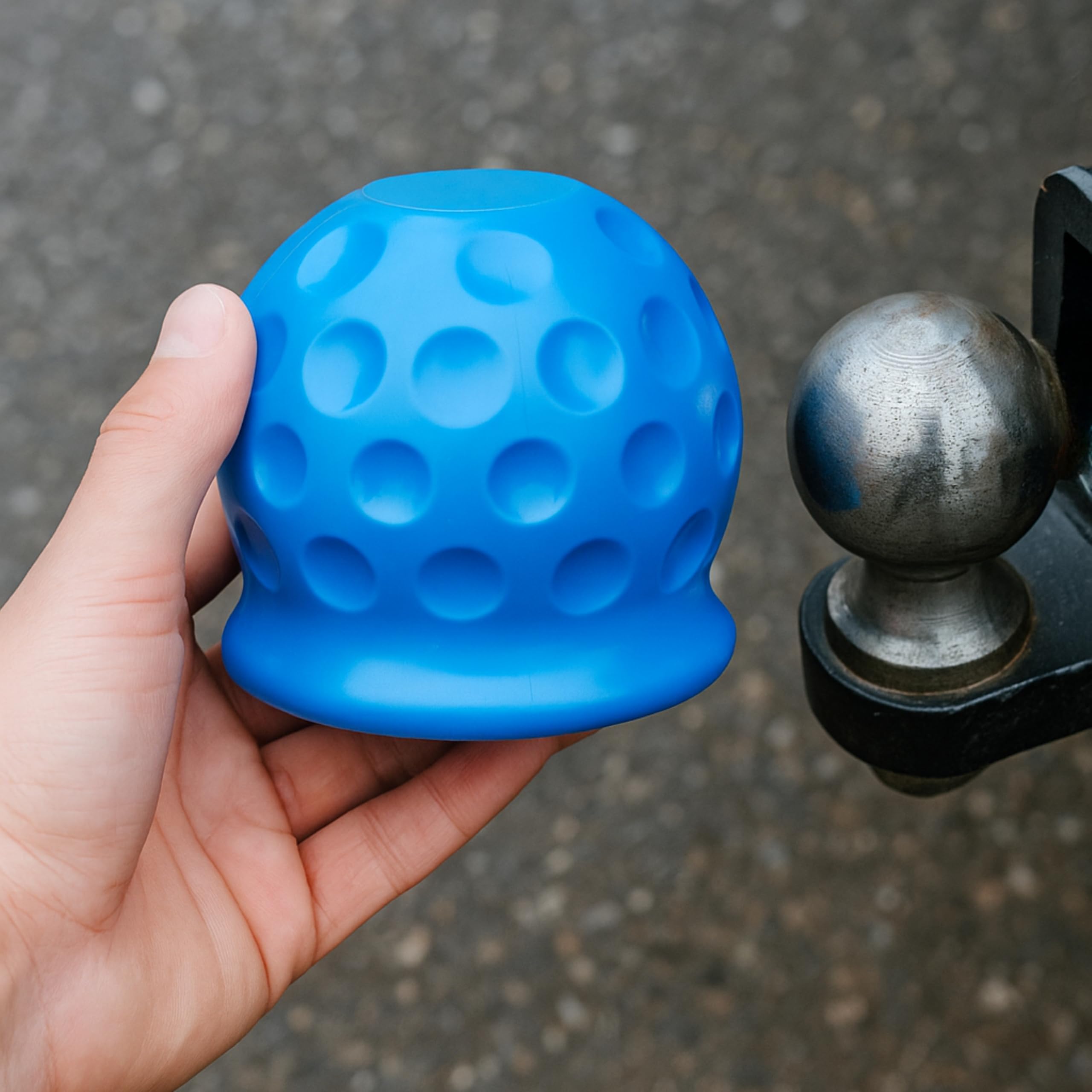 R-Set Shop Tappo Di Copertura Del Gancio Di Traino Calcio AHK Protezione Palla Testa A Sfera Divertente - Italia - Foto 5