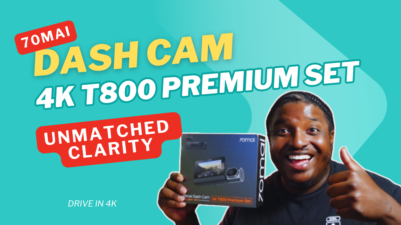 Watch 70mai 4K T800 Premium Dash Cam Set, Unmatched Clarity #70mai