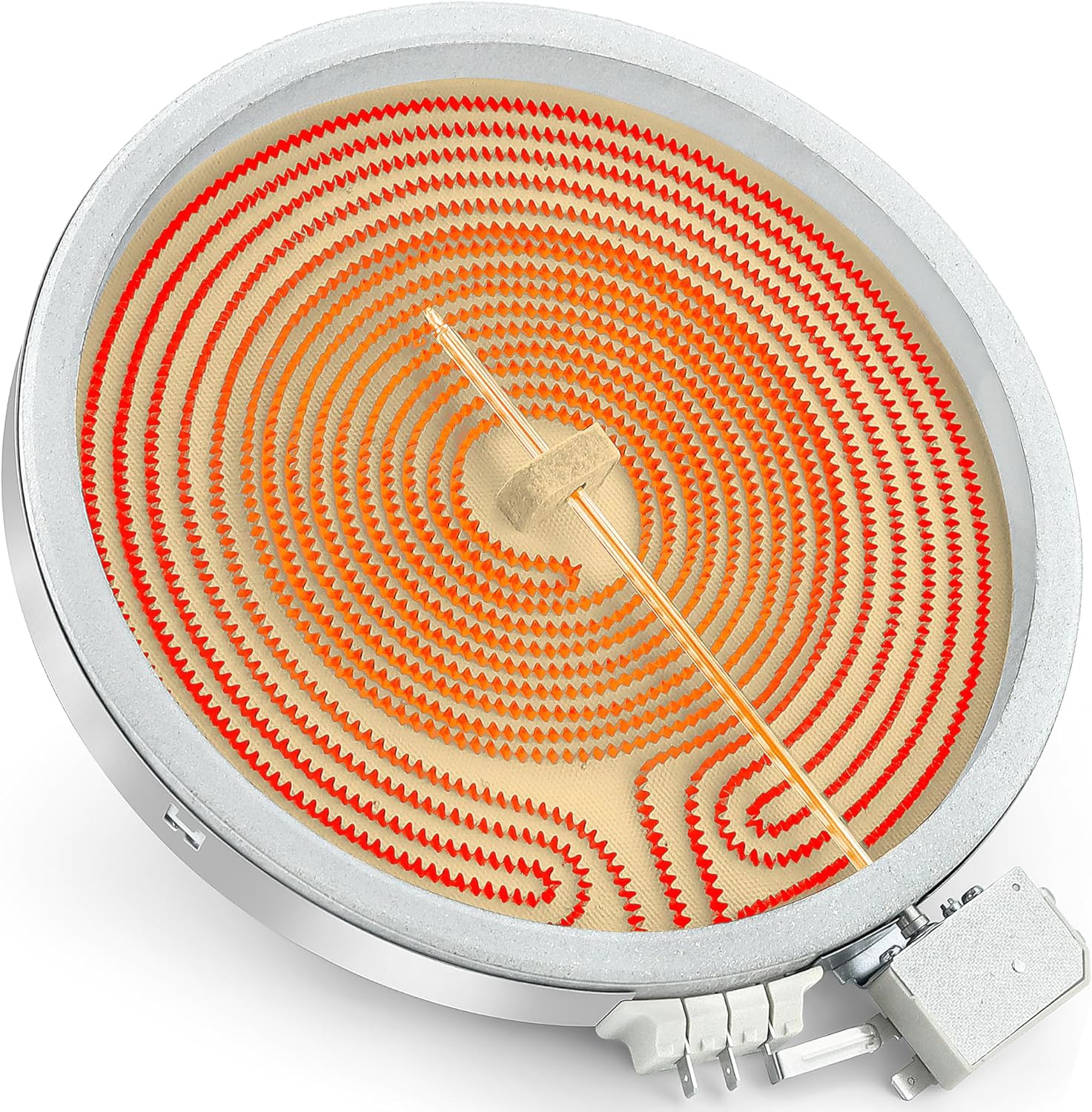 Photo 1 of 2026 Upgrade W11517959 W10275048 10" Range Dual Radiant Surface Heating Element Replacement Fit for Whirl-Pool, May-tag, Kitchen-Aid, Jenn-Air Stove, Replace W10169799 W10823729 by Fetechmate