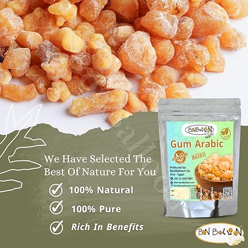 Miniatura 3 de Goma de mascar pura y natural árabe árabe tradicional Hashab Acacia árabe Árabe Hierba seca a granel Alimentos Herbales sin olor, sin OMG, vegano,