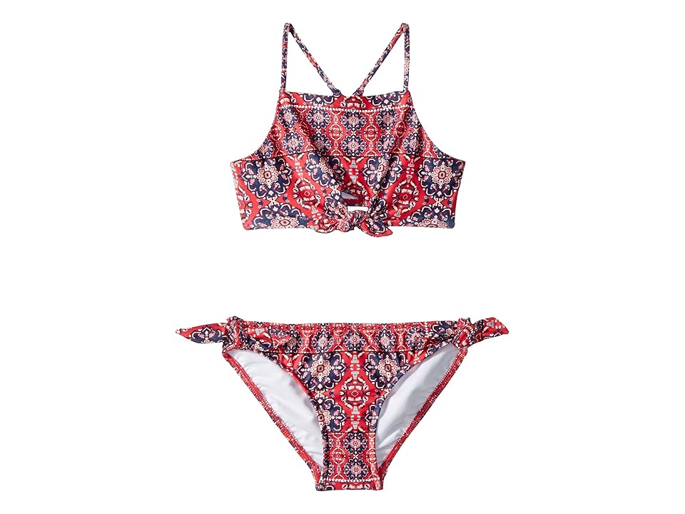 

Seafolly Kids Marrakesh Sunset Tankini (Big Kids) (Ruby Red) Girl's Swimwear Sets