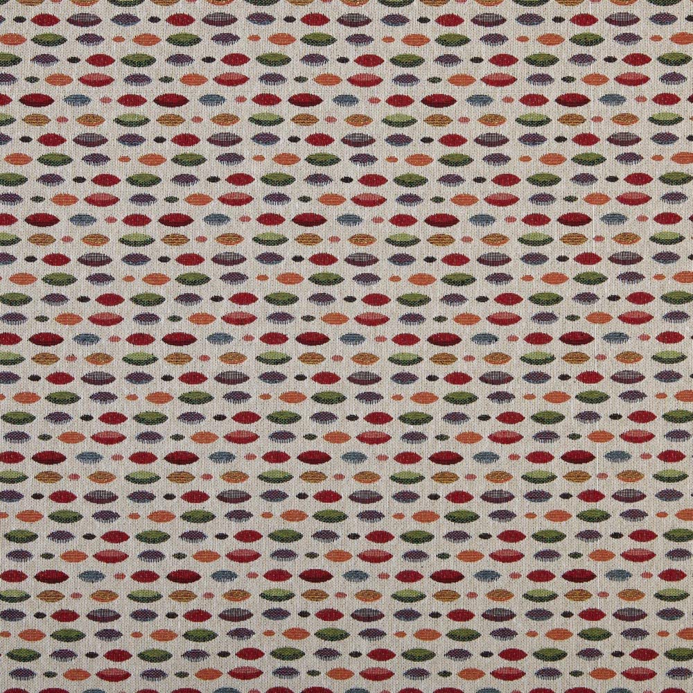 Kt KILOtela - Tela Tapicería, Jacquard Gobelino, Tapizar Sillas, Cojines, Cabecero, Sofá, Bolsos, Resistente al Desgaste, Costura, 100 cm Largo x 280 cm Ancho, Geométrico, Multicolor, 1 metro — view 68