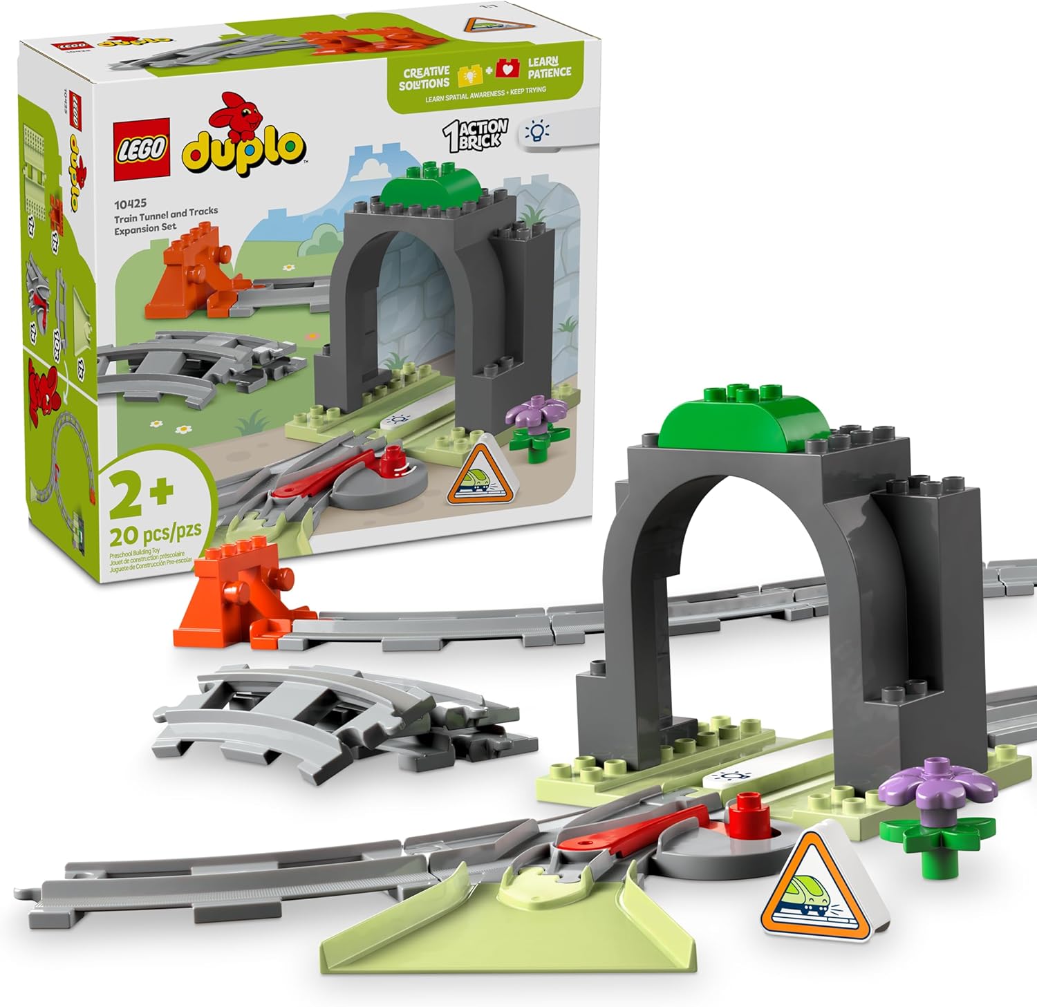 LEGO Duplo Town Pacote de Expansão de Túnel e Trilhos de Trem 10425