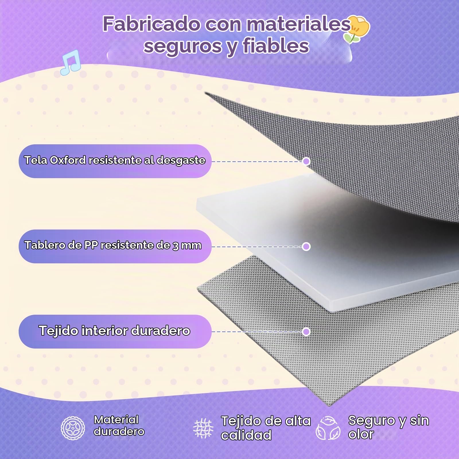 Lewondr 160L Extragrande Cesta de Almacenamiento para Juguetes con Tapas | Caja Plegable Almacenaje Juguetes Niños y Niñas, 3 Separadores Extraíbles, Salón y Guardería, 100 × 40 × 40 cm, Gris