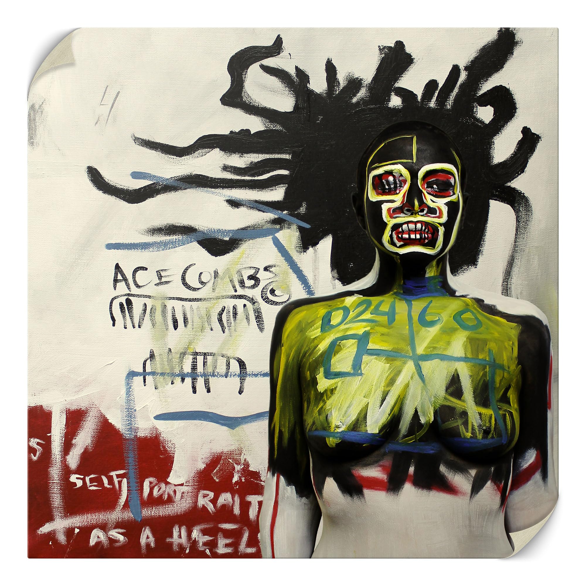 Amazon.com: tabloshop Self Portrait Heel by Jean-Michel