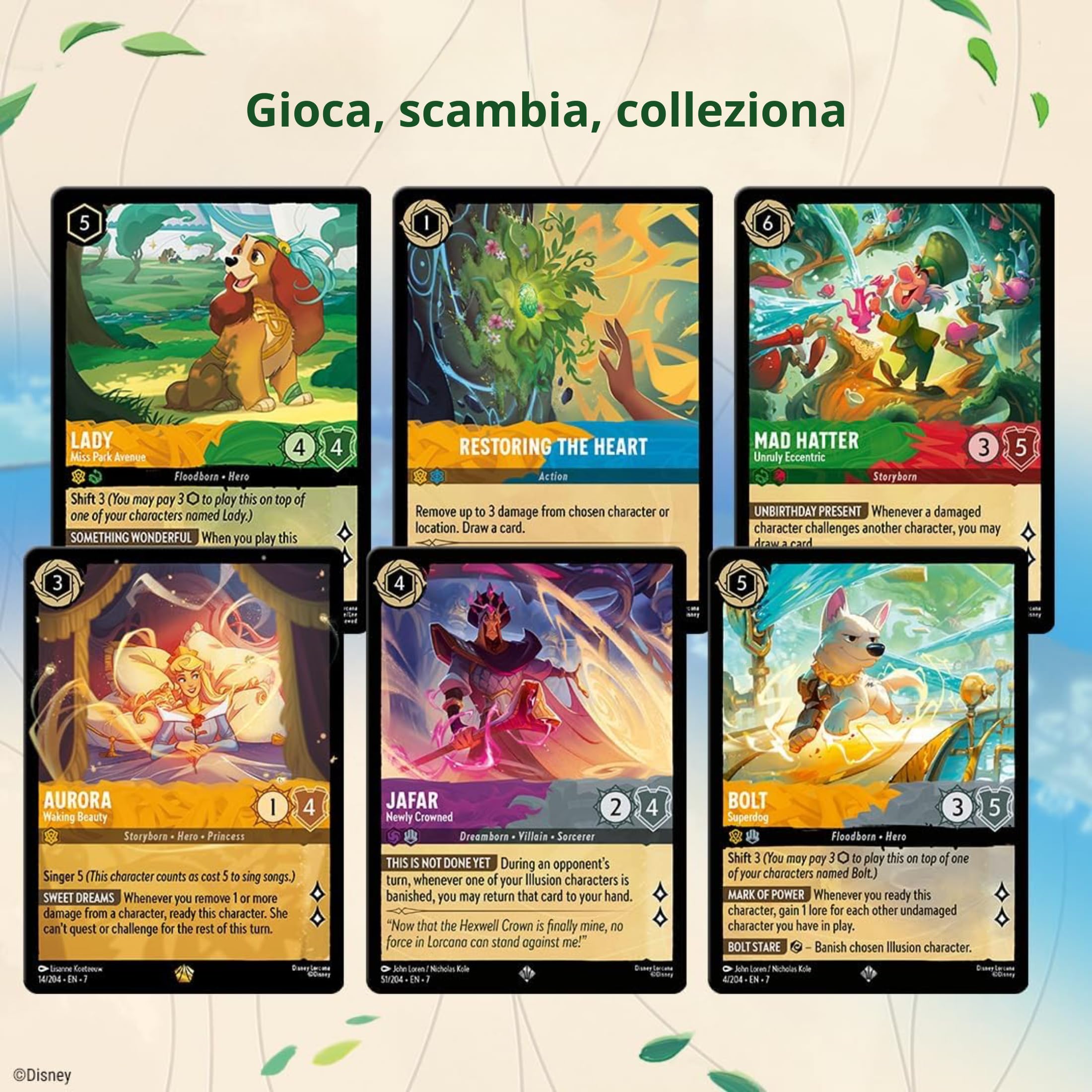 Ravensburger - Disney Lorcana TCG Set 7: Illumineers Trove | Giochi Di Carte Per Adulti E Bambini Con Carte Disney Lorcana | Giochi Bambini 8 Anni In Su Collezionabili | Regalo Bambino 8 Anni