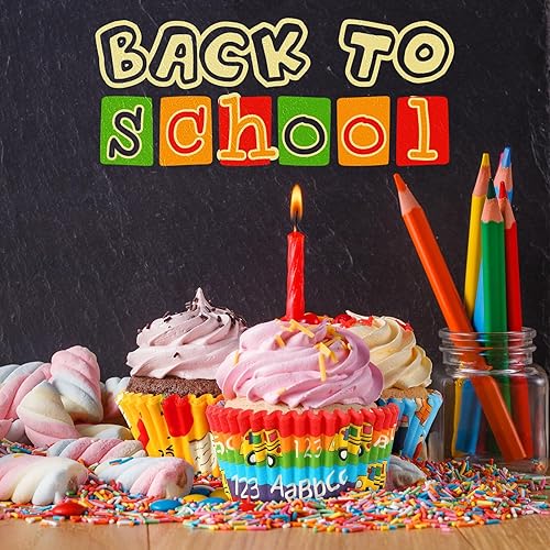 Miniatura 4 de SANNIX 450 forros para magdalenas de Navidad, Papá Noel, muñeco de nieve, envoltura de cupcakes de Navidad, tazas para hornear, envolturas de papel