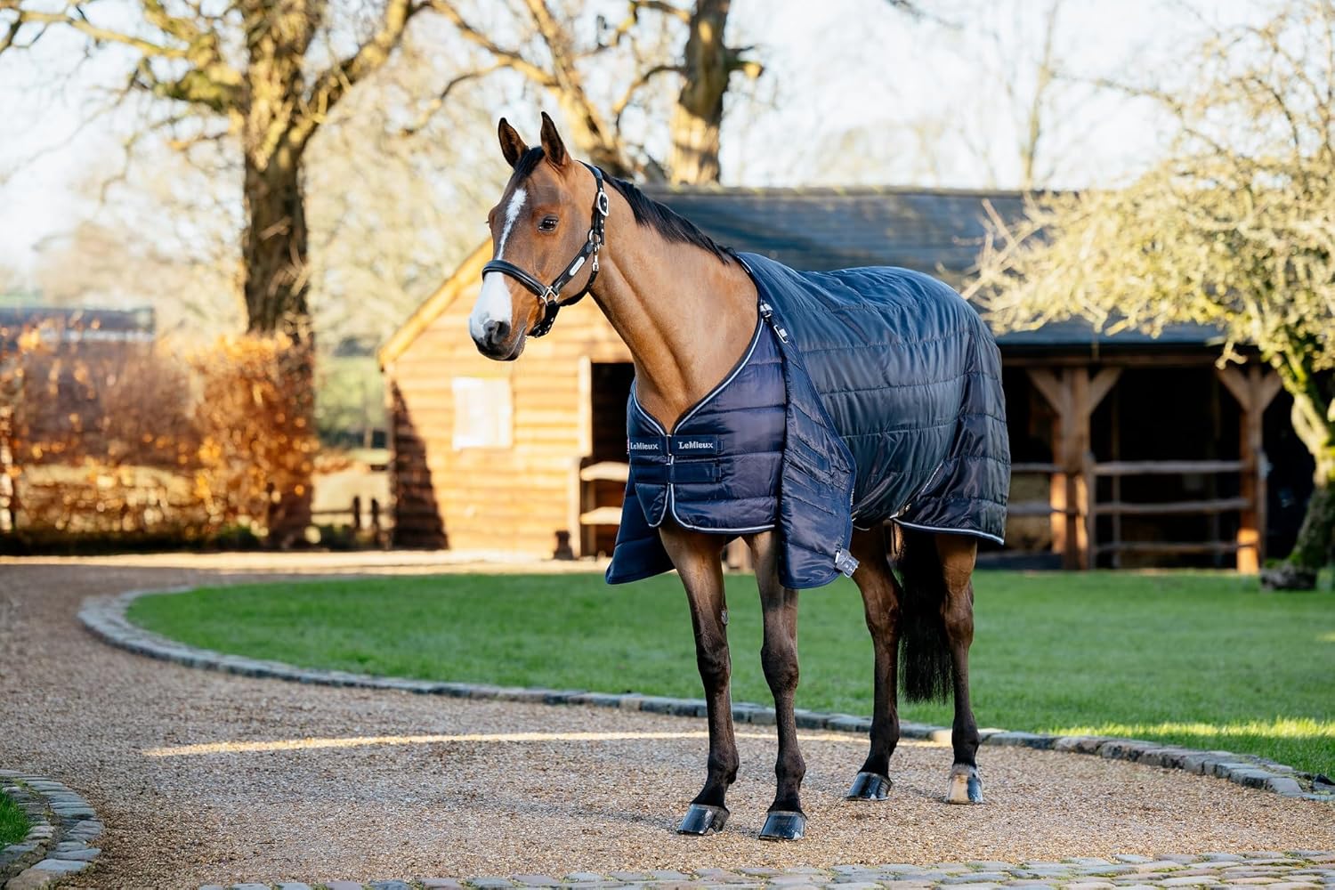 LeMieux Blanket Liner - 100g - Navy Blue - 6ft9 (81in)