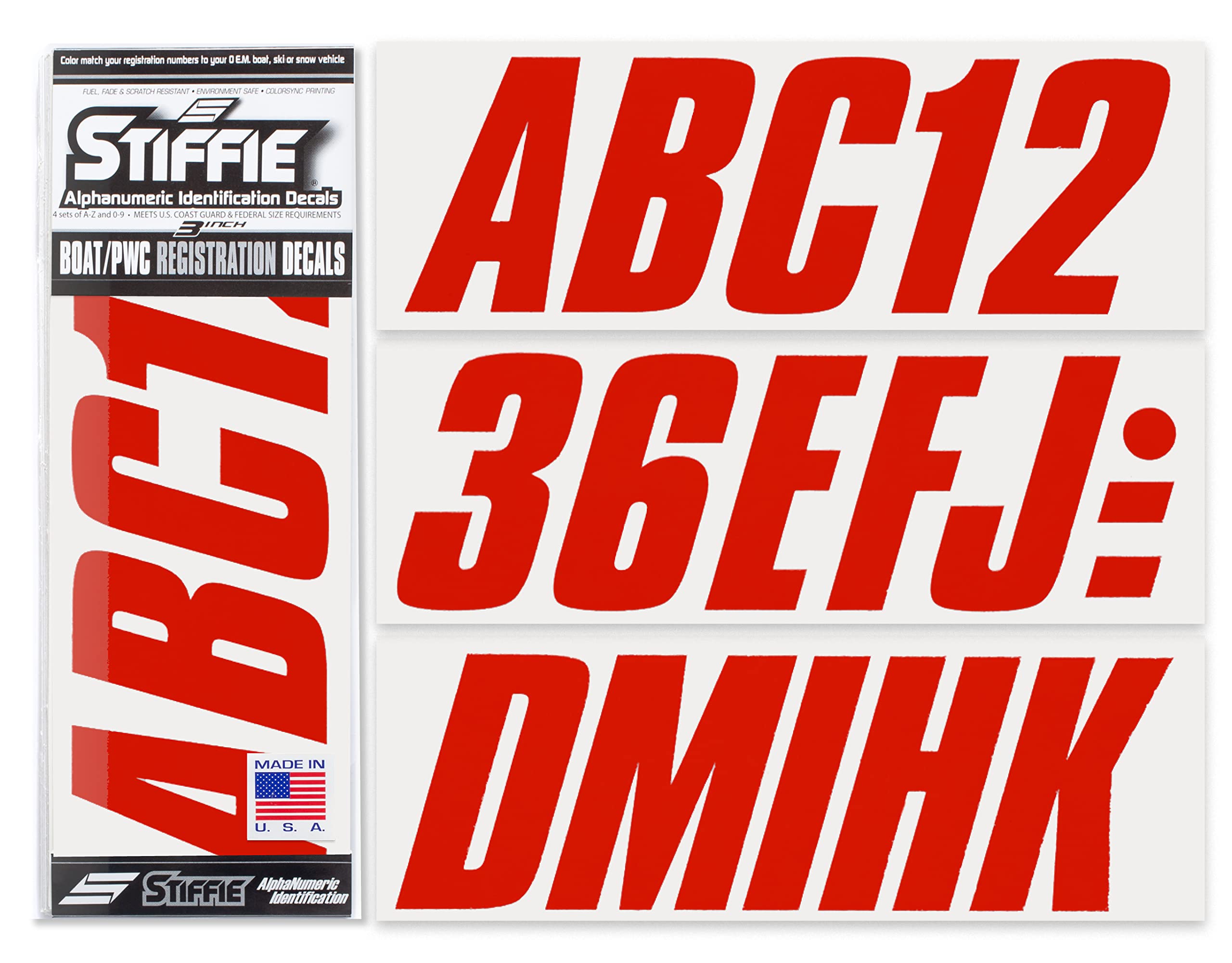 Kit Stiffie SH09 rouge pour immatriculer votre jet-ski cet été
