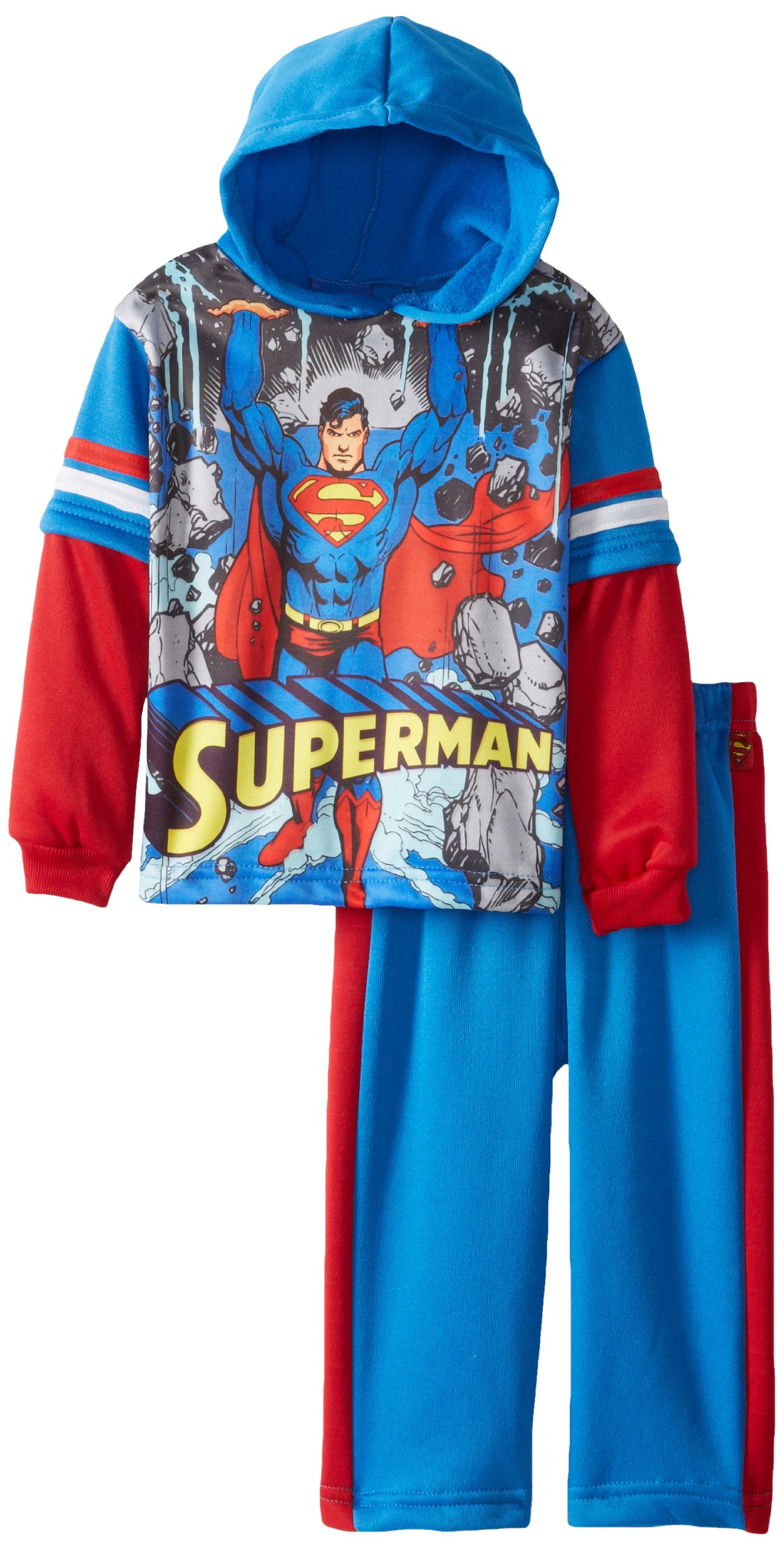 Superman Boys' Sublimated Fleece Sets