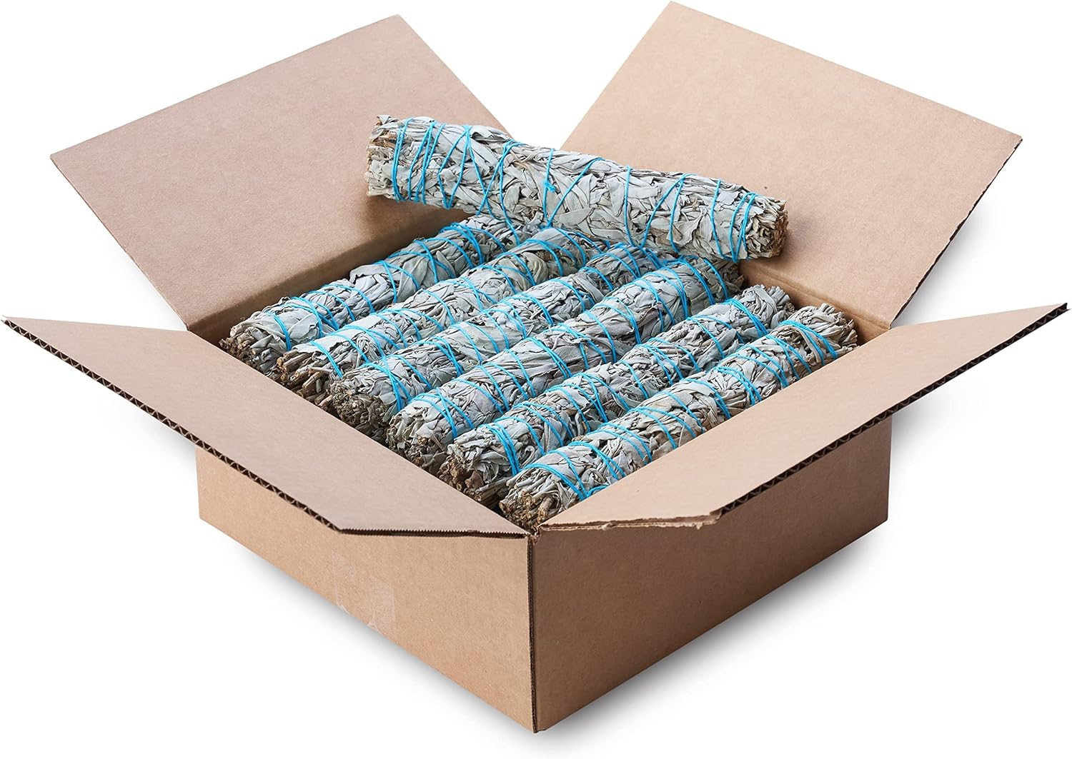 9" Sage Smudge Sticks Wholesale Bulk - Sustainably Grown for Spiritual Growth & Self Care (24 Bundles)