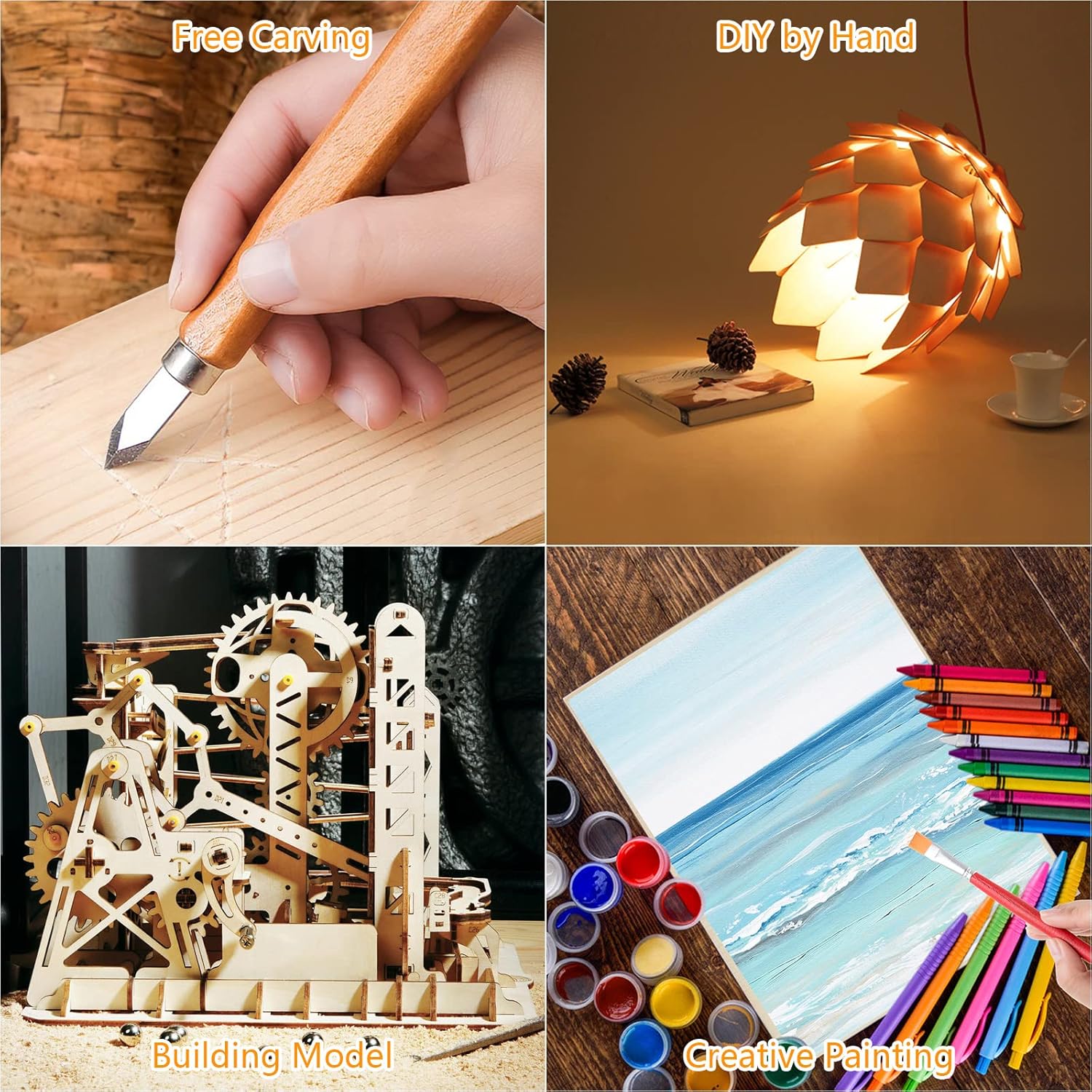 DAJAVE 25 Pack 8x12 Inch Basswood Sheets, 1/16 Inch Thin Craft Plywood Sheets, Unfinished Wood Sheets for Crafts, DIY Wood Arts, Model Making, Wood Burning (300x200x2mm)