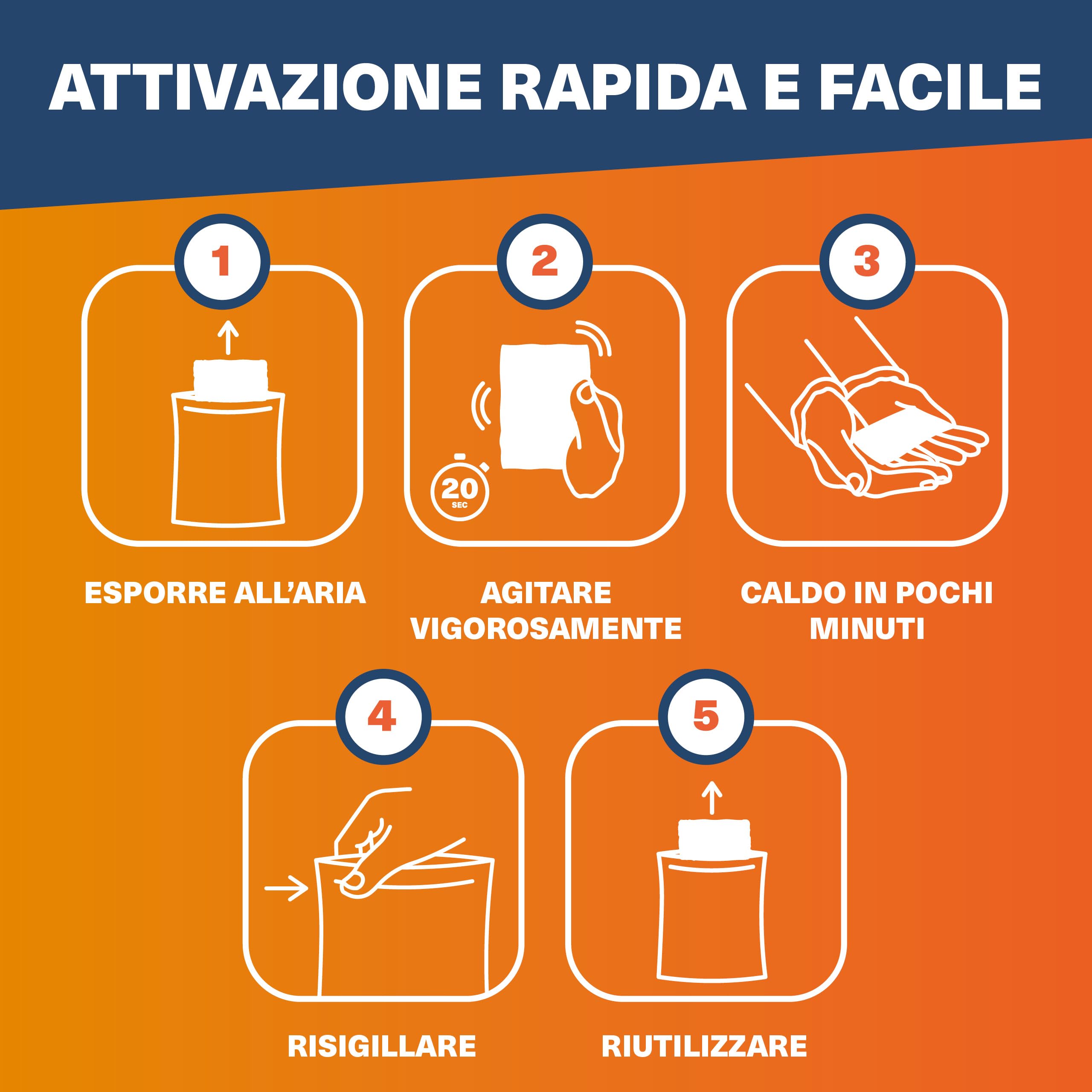 Bramble - Scaldamani riutilizzabili (10 paia, 20 in totale) - Scaldamani tascabili attivati ​​dall'aria con sacchetto richiudibile - Caldi in pochi minuti e inodori - 8 ore di calore per più utilizzi