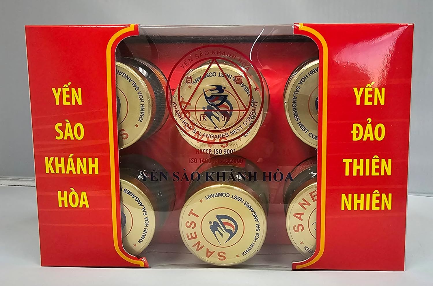 Sanest Khanh Hoa Bird's Nest Drink - 6 bottles x 2.4 fl oz (6 x 70 ml)
