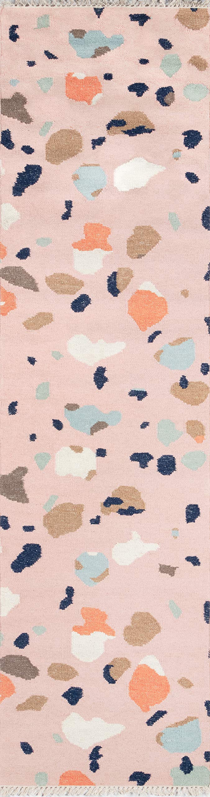 Novogratzby Momeni Jem Terri Area Rug, 2'3" X 8' Runner, PINK