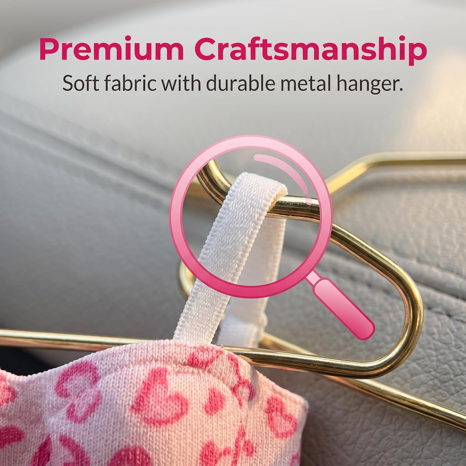 Mini Bra Car Mirror Ornament, Cute Interior Rearview Mirror Charm image 5