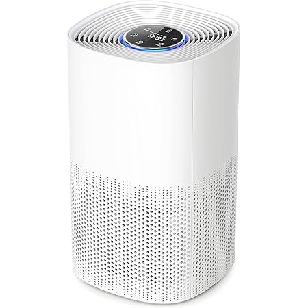 空気清浄機 20畳 空気質検知センサー オート運転モード 定時 静音 睡眠モード 花粉対策 ウイルス PM2.5 ほこり ペットの毛 タバコ清浄機 HEPAフィルター 集塵 脱臭 除菌 小型 床置き 卓上兼用 省エネ ホワイト AP005