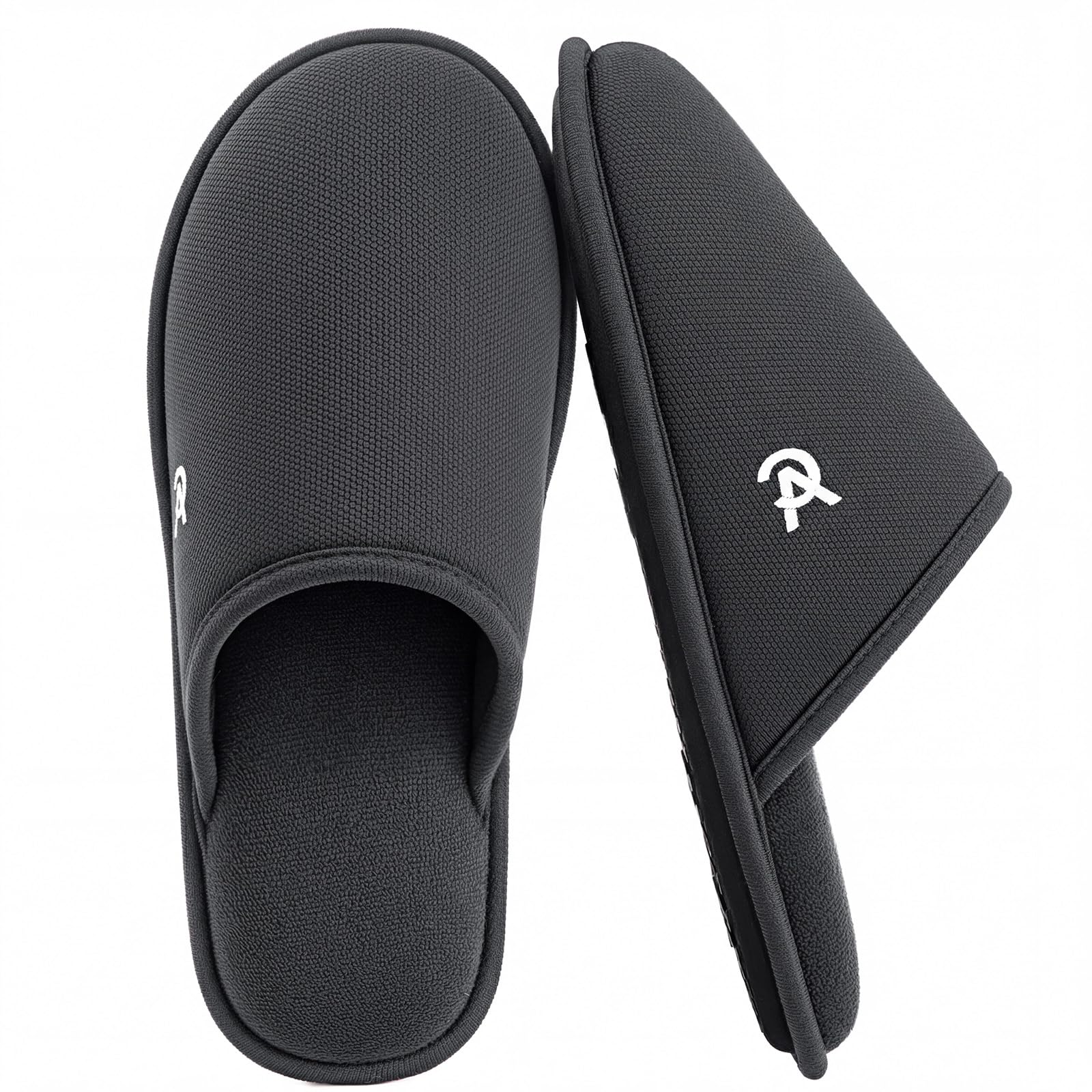 VeraCosy Chaussons tricotés écossais classiques en mousse à mémoire de forme pour homme