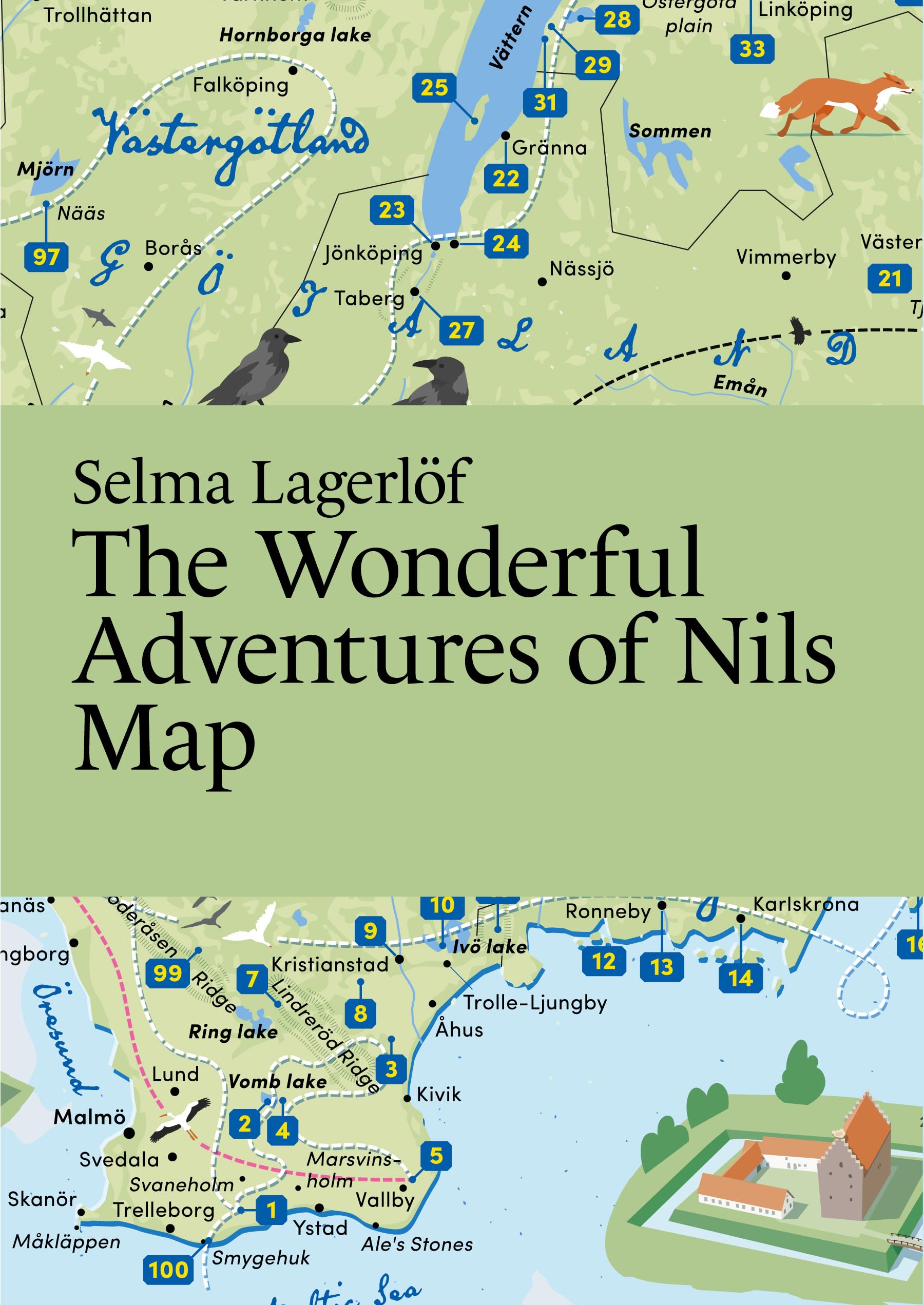 Selma Lagerlöf, The Wonderful Adventures of Nils Map (Literary Maps Series Series)