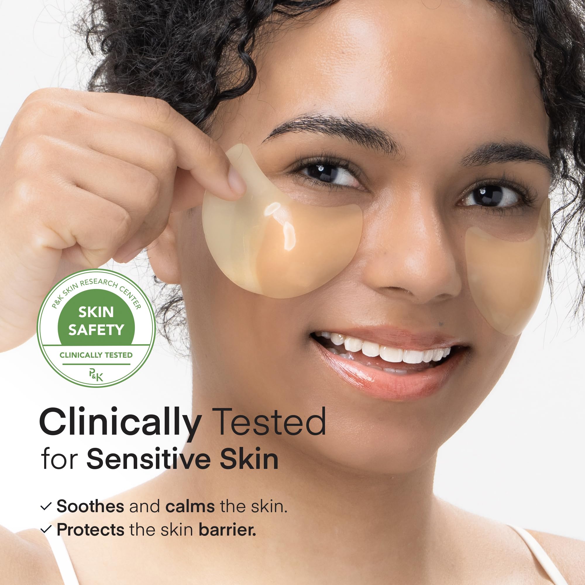 Terez & Honor Cerotti Occhi alla Vitamina C - 60 Pezzi Maschere Coreane Illuminanti e Idratanti con Acido Tranexamico e Caffeina - Patch Contorno Occhi Antirughe per Occhiaie, Borse e Rughe