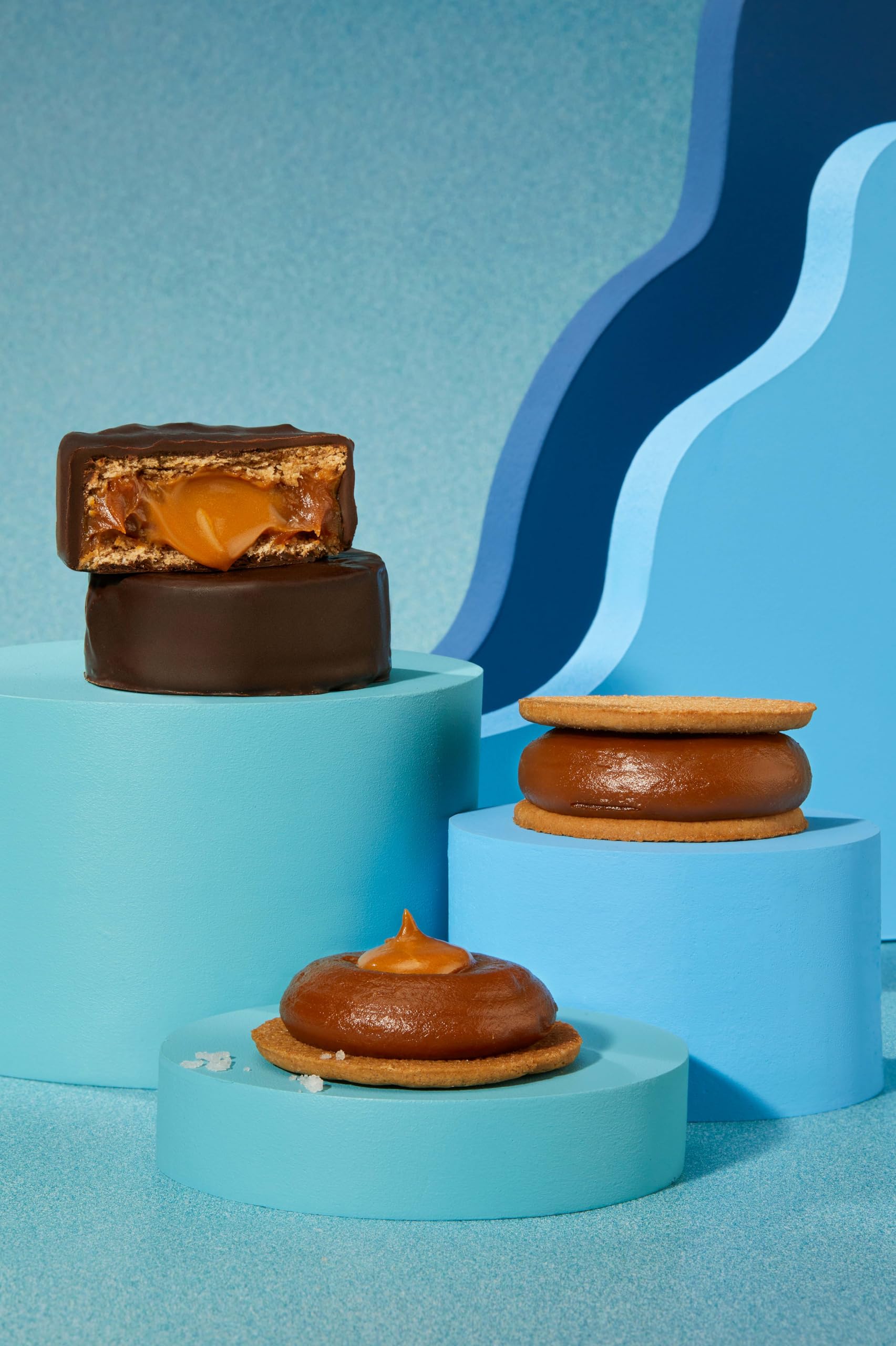Alfajores Havanna Mar del Plata | Alfajores Argentinos de Chocolate | Galletas Cubiertas Rellenas de Dulce de Leche Con Sal Marina | 4 unidades | 360g