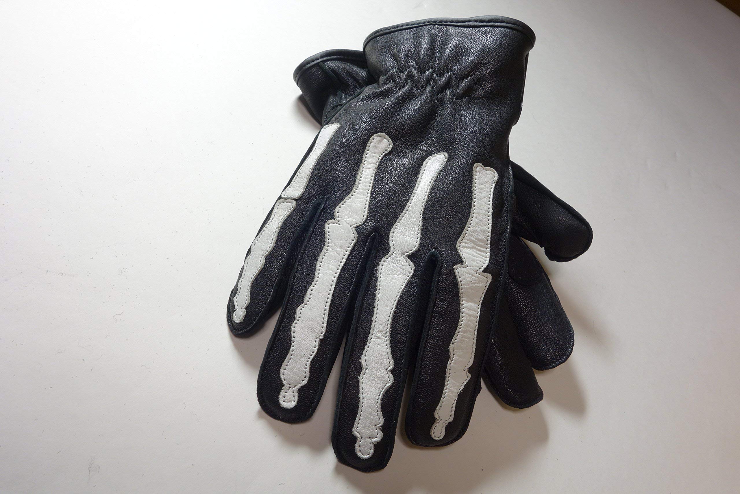 スカル レザーウインターグローブ