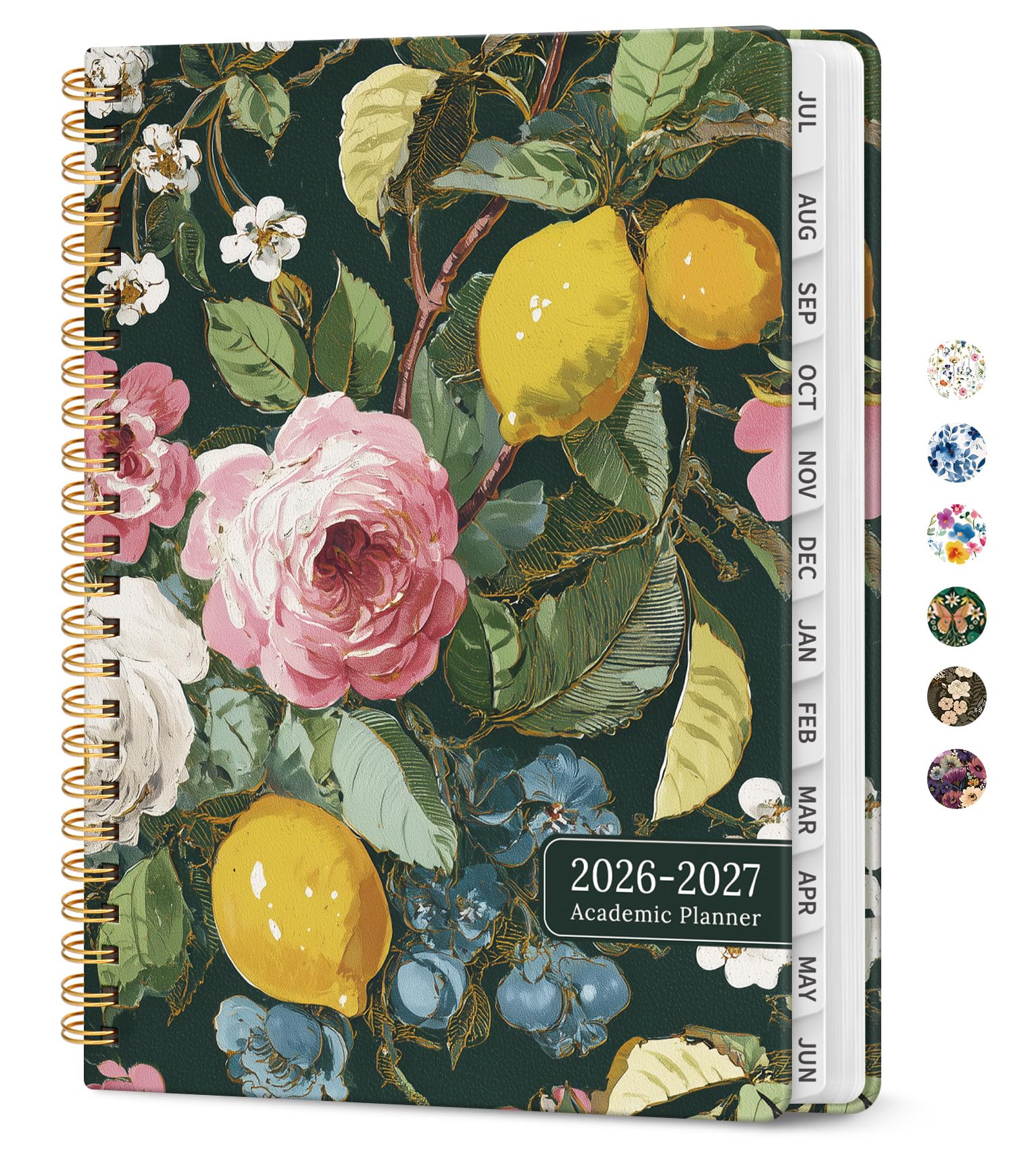Taja Academic Planner 2026-2027 Monthly Weekly Calendar Hardcover 6.3"x8.5" Colorful Painting - main product image