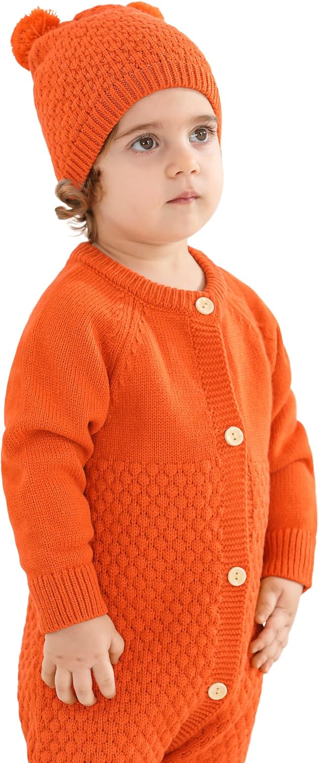 Newborn Baby Boy Long Sleeve Knitted Romper Warm Bodysuit Knitted Winter Clothes 0-24 Months Newborn Baby Boy Long Sleeve Knitted Romper Warm Bodysuit Knitted Winter Clothes 0-24 Months