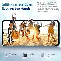 Vista 4 de Ulefone Note 16 Pro 2023 Teléfono celular desbloqueado, Android 13, Octa-core 12 GB + 128 GB, teléfonos de pantalla de 6.52 pulgadas