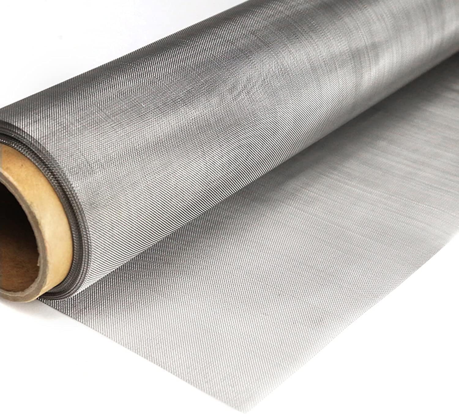 Malla de alambre de acero 304 inless 80 malla fina para puertas y puertas ct Protect (plata, 1 x 5 m)