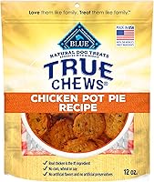 Vista 12 de Blue Buffalo True Chews - Golosinas para perros, hechas en EE. UU. con ingredientes naturales, receta de tocino de pollo, bolsa de 12 onzas