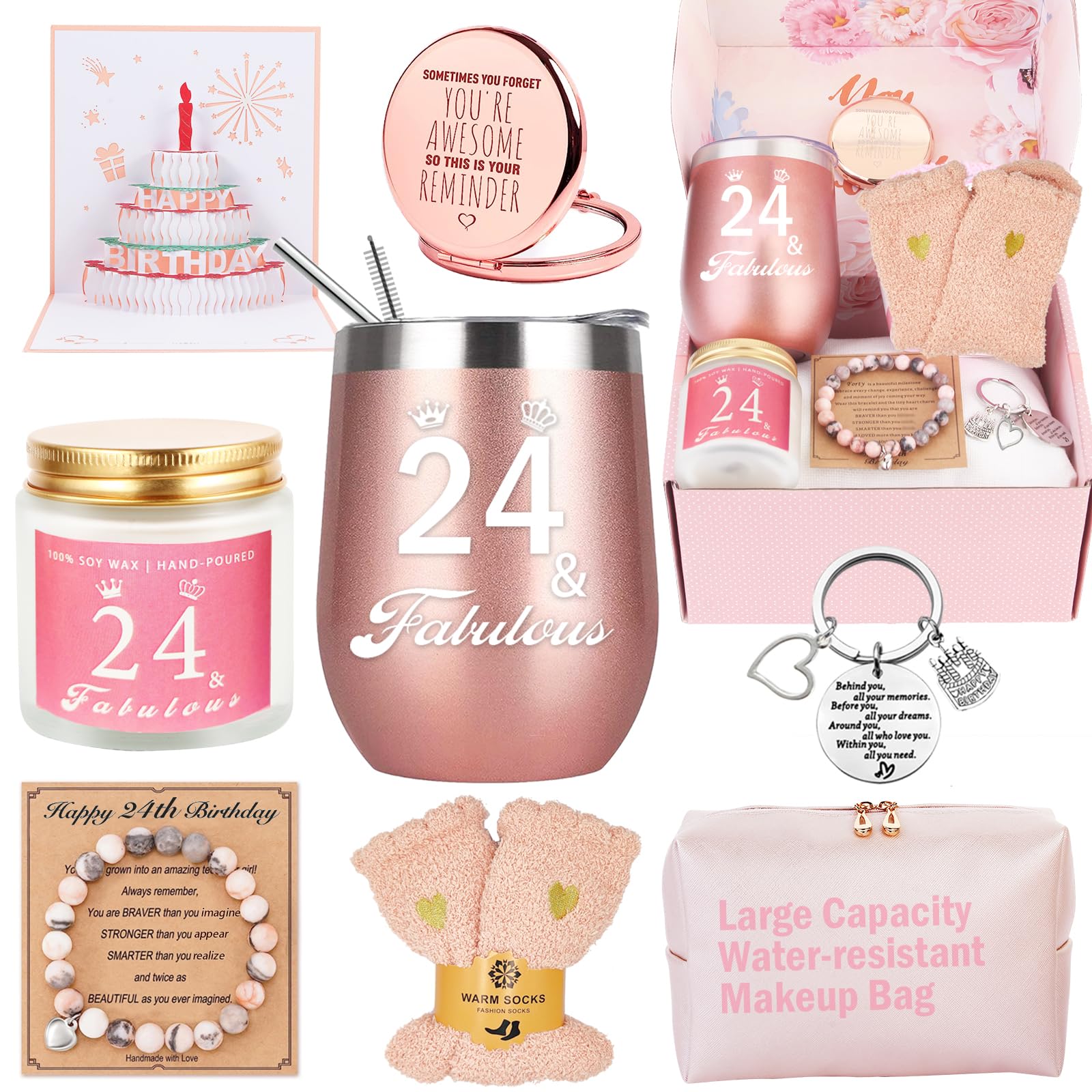 Gift Hamper 24 Gifts For 24th Birthday For Boyfriend 24th Birthday