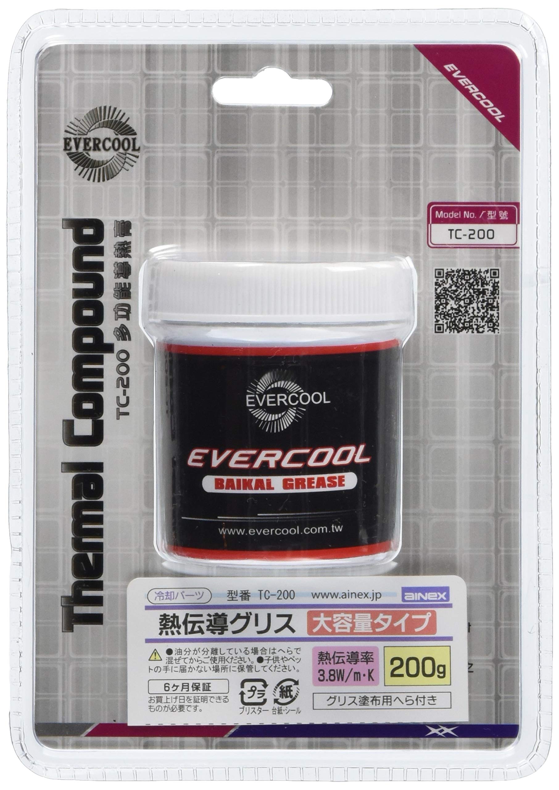 Amazon | アイネックス(AINEX) 熱伝導グリス大瓶タイプ TC-200