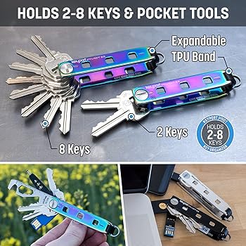 Keyport Pivot 2.0 Premium Stainless Steel Key Organizer - EDC Key