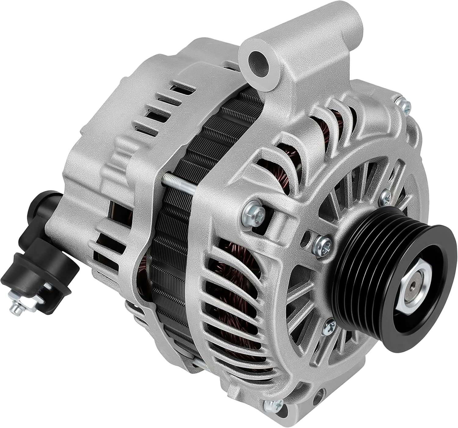 115A SCITOO Alternator New for Ford for Explorer 4.0L 2009-2010,for Ford for Explorer Sport Trac 4.0L 2009-2010,for Mercury for Mountaineer 4.0L 2009-2010 12V CW S6 Pulley Class Ref: 11275 AMT0227