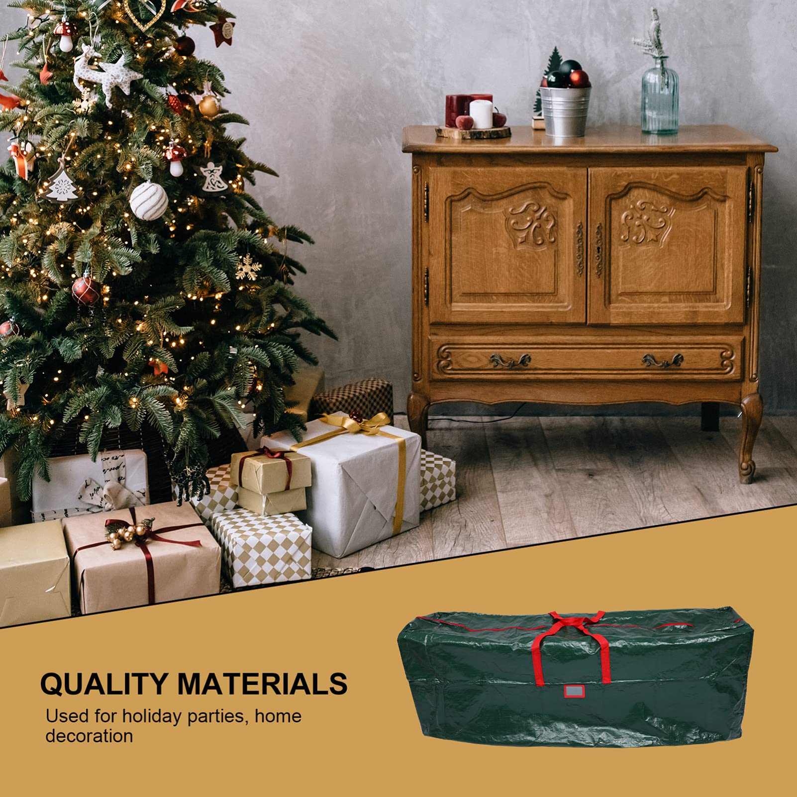 PRETYZOOM 1pezzi Borsa per Albero di Natale di Borsa per Riporre Mobili Organizer per Casa