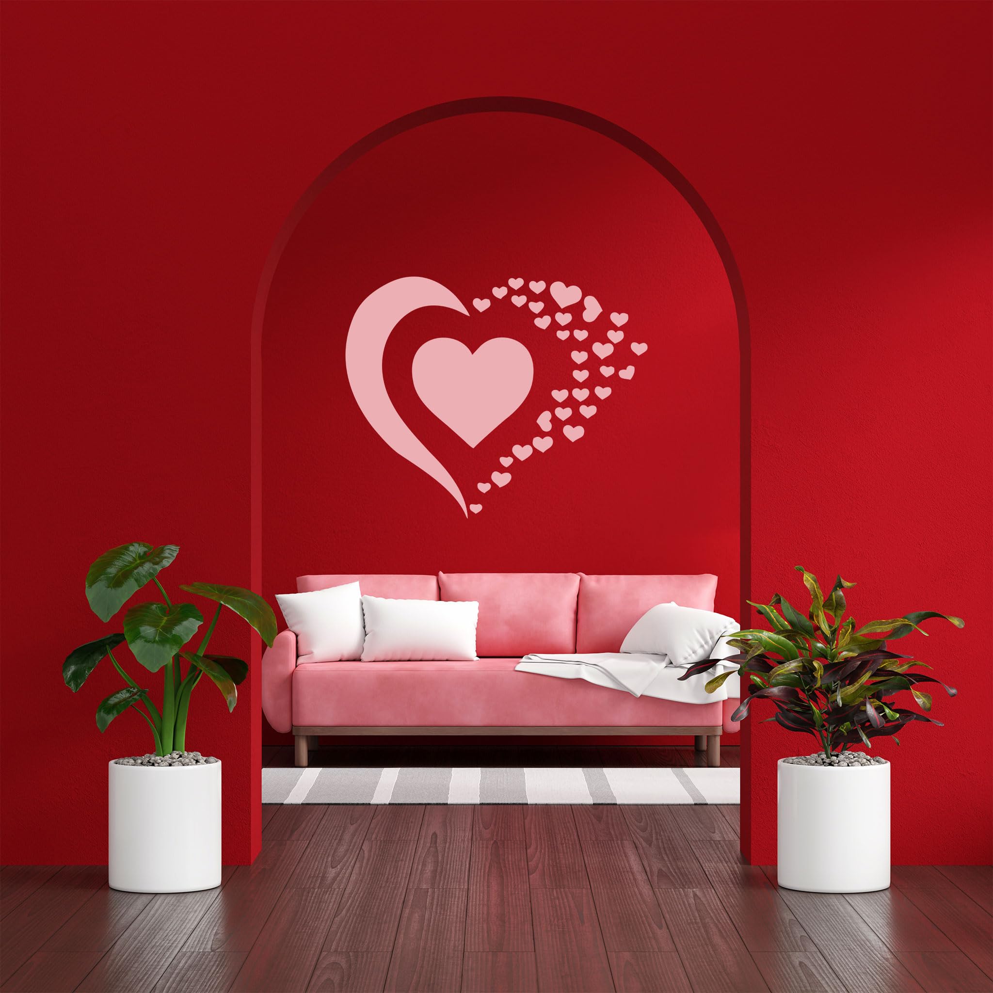 StenCart Stencil for Wall Painting Home Love Heart Reusable Wall Stencil Design for Wall Decoration(16inch x 24inch)–DIY Reusable Design Suitable for Home & Office (Pack of 1, (STC1624-372)) (B0CR7PTLQP) Amazon Price History, Amazon Price Tracker