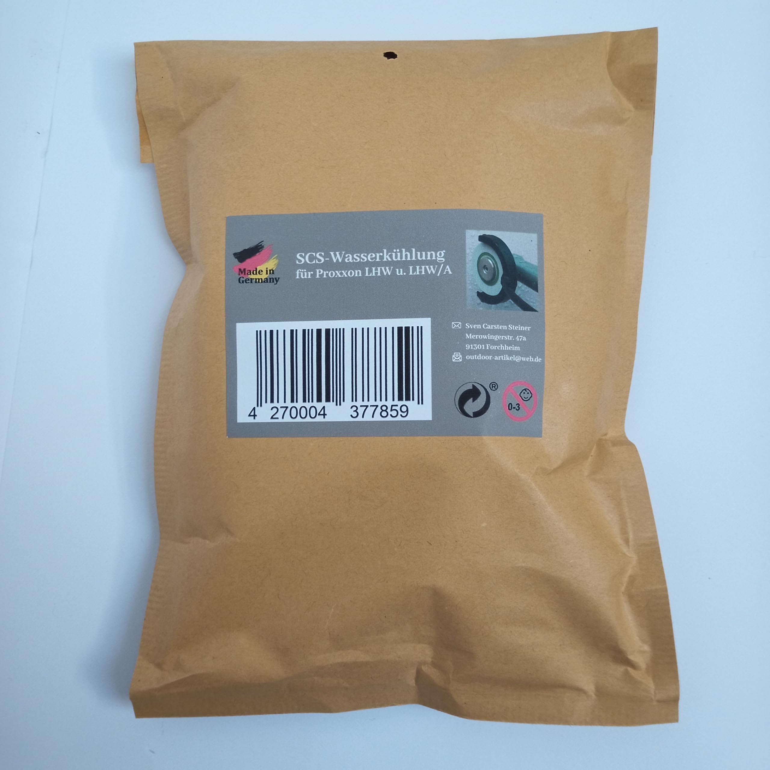Raffreddamento ad acqua SCS per Proxxon LHW e LHW/A
