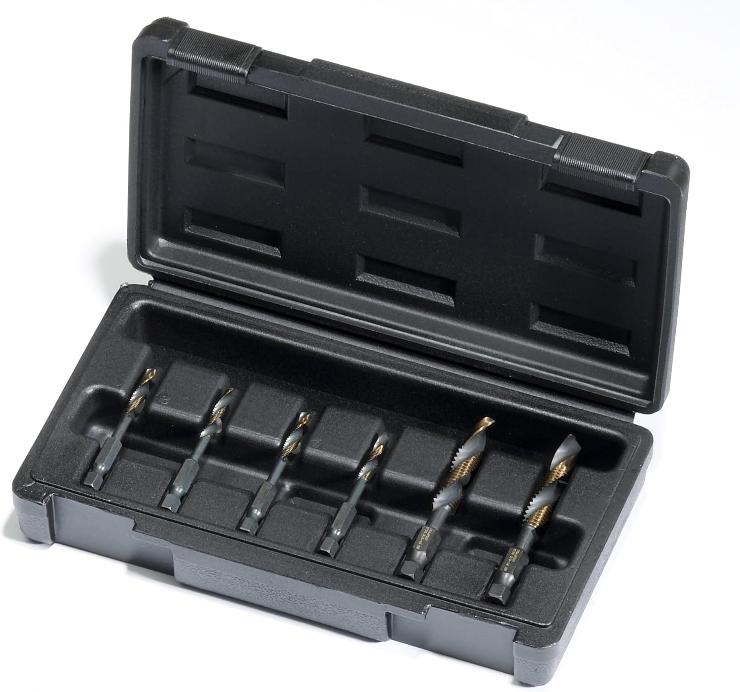 Champion DT22HEX-SET-MET6 Metric Combination Drill and Tap Set, 6-Piece