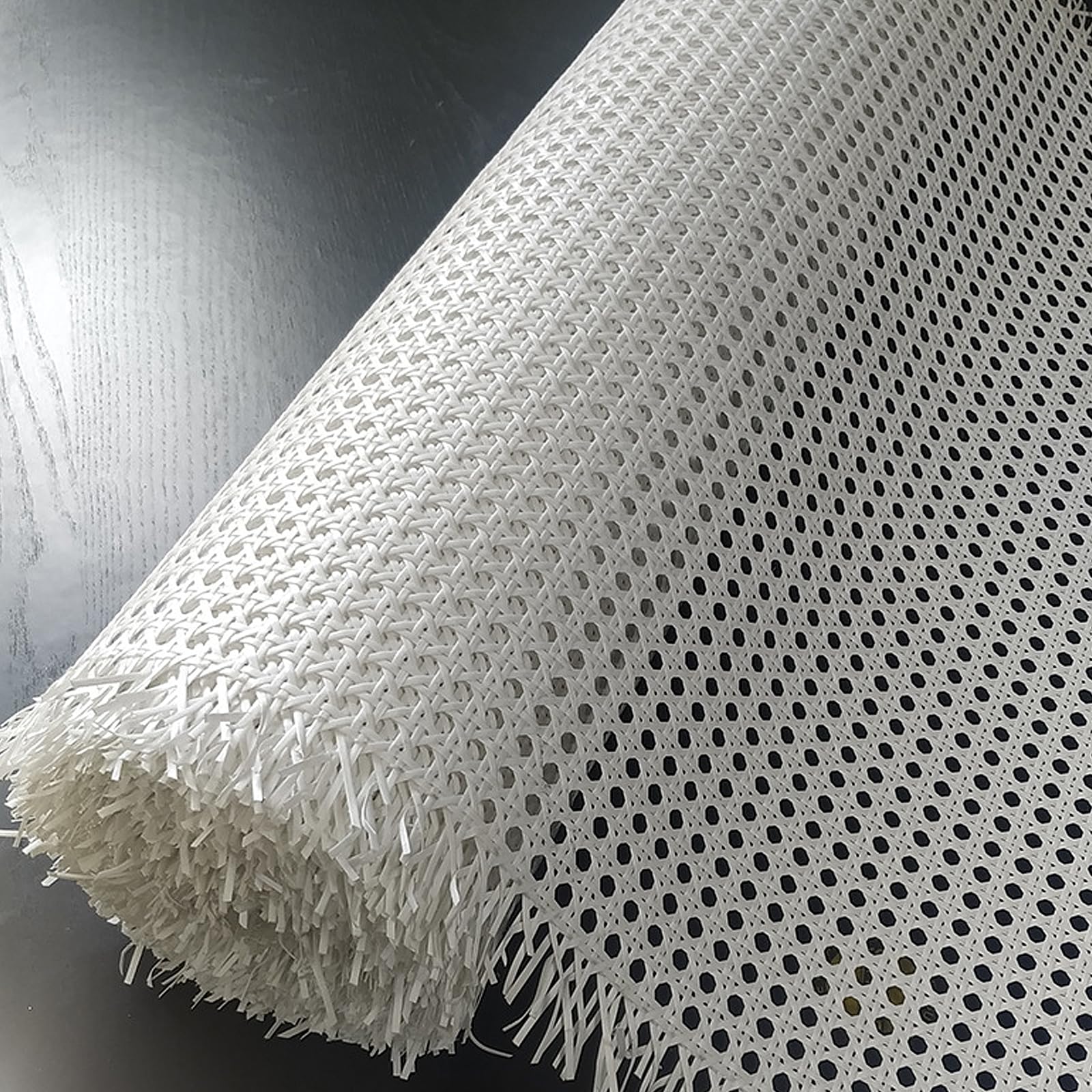 Rattan Roll Cane Webbing, 1.5M/2M PE Rattan Sheet Open Mesh Cane, Rattan Caning Material for Repair Chairs Stools Lamps