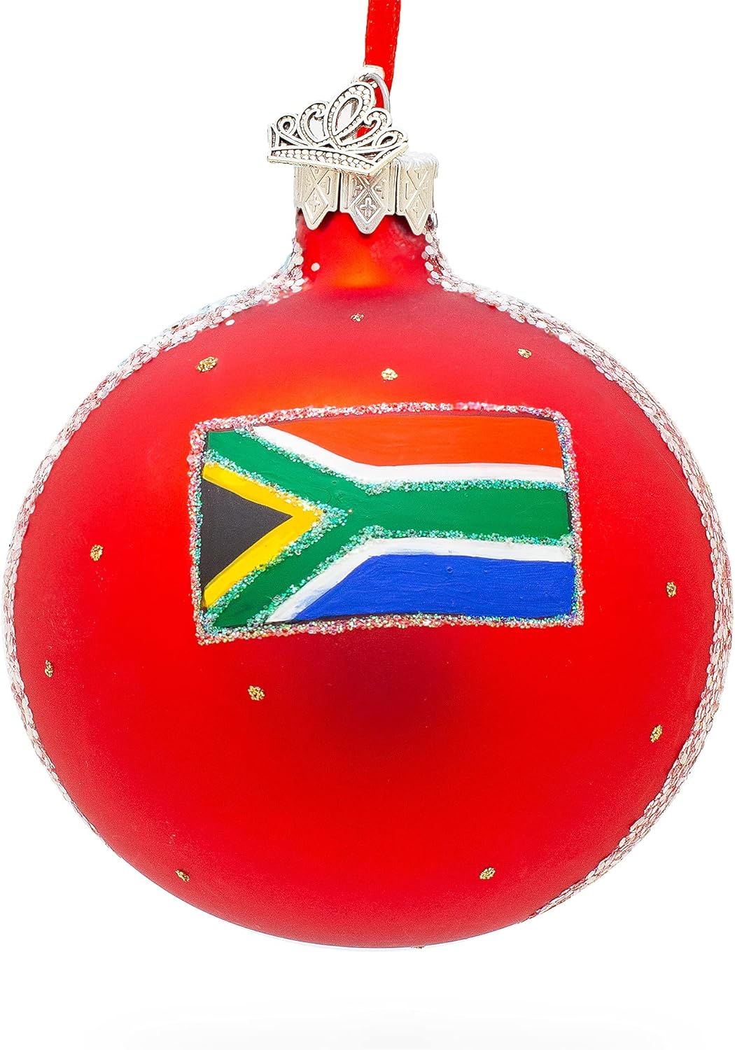 Table Mountain Aerial Cableway, Cape Town, South Africa Glass Ball Christmas Ornament 3.25 Inches