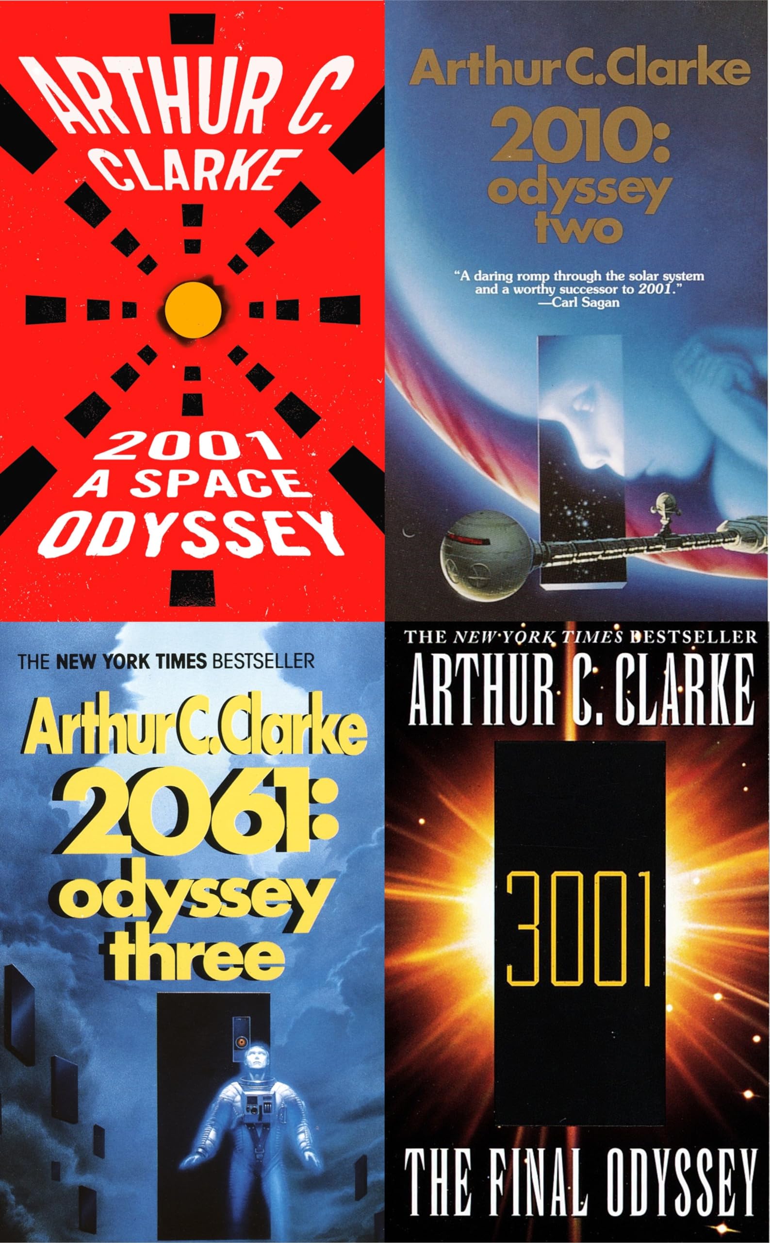 The Complete Arthur C. Clarke's Space Odyssey Series Books 1-4