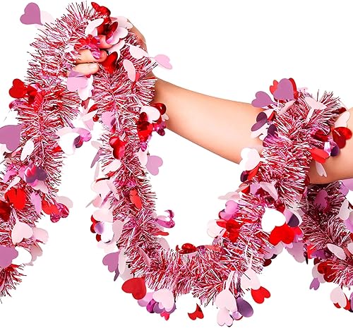 Miniatura 9 de 50 pies de Guirnalda de Navidad Verde, Decoraciones de Vegetación de Navidad Xams, Tiras de Oropel Blandas sin Iluminación, Guirnalda de Torsión