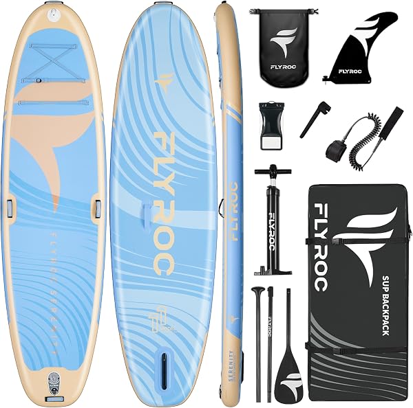 11’x35 Extra Wide Inflatable Paddle Board, 430lb Capacity Stable Paddleboard for Yoga, Stand up Paddle Board for Adult