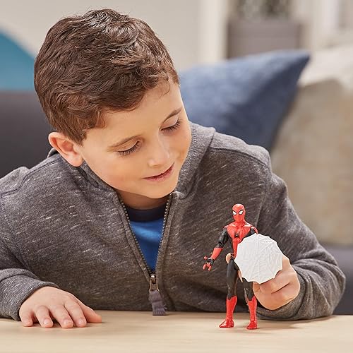 Miniatura 6 de Spider-Man: Far from Home Web Shield - Figura de acción de héroe a escala de 6 pulgadas, para edades de 4 años en adelante