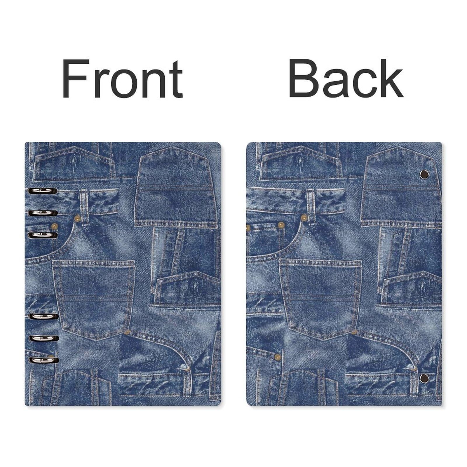 Amazon.co.jp: ルーズリーフノート デニム材質 システム手帳