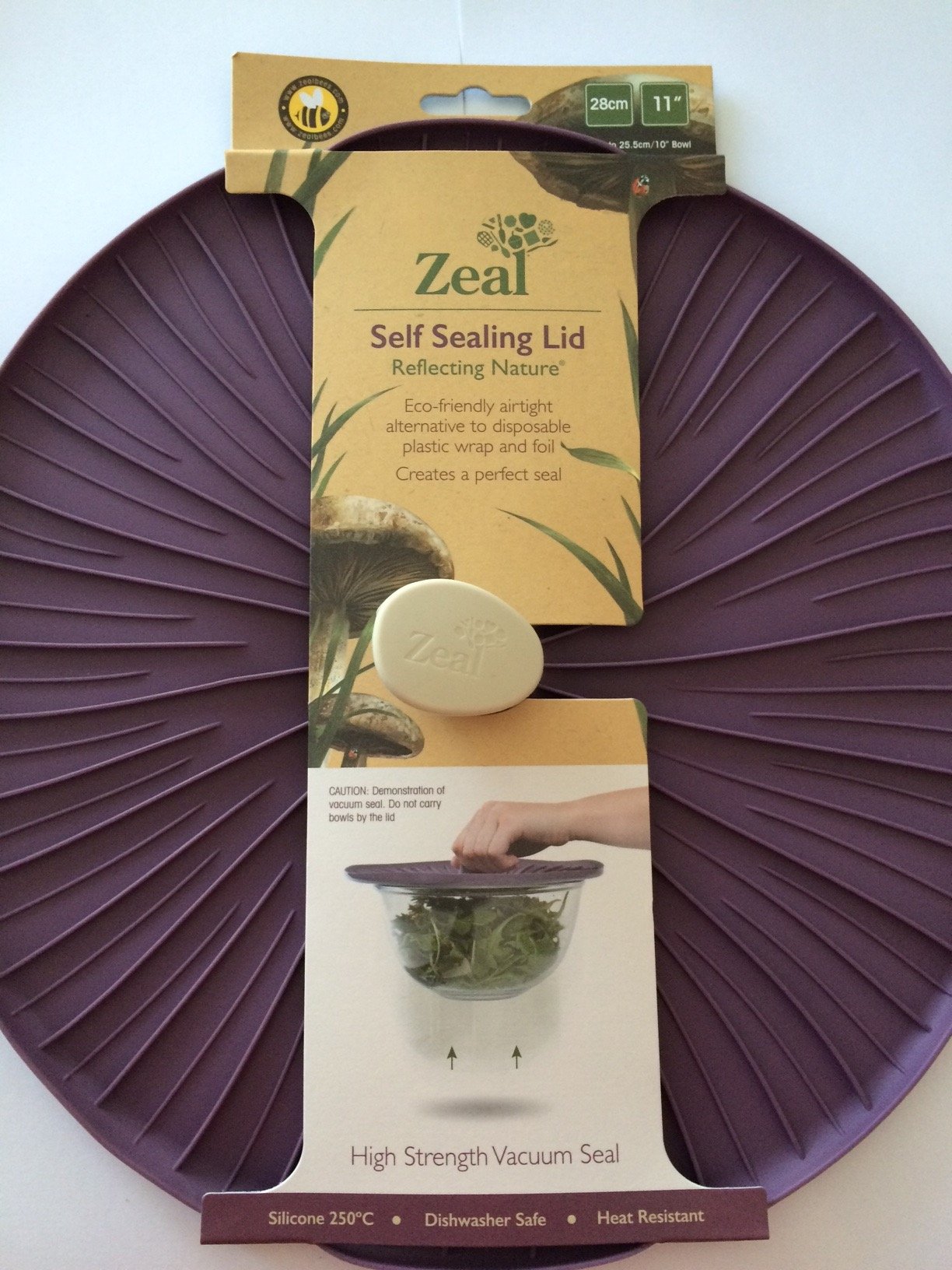 Zeal Coperchio in Silicone con Chiusura ermetica, Riutilizzabile