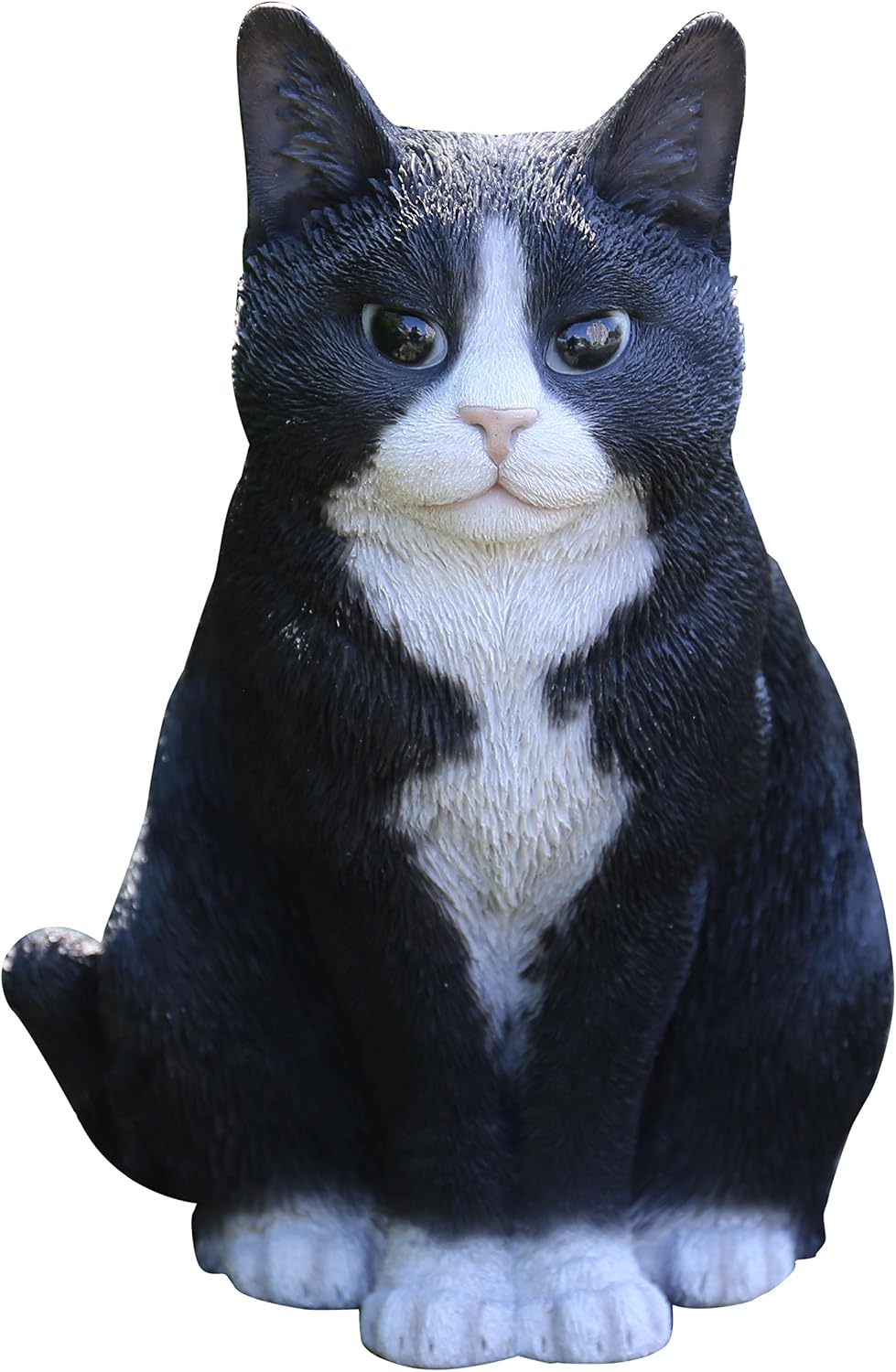 Hi-Line Gift Ltd Cat Sitting, Black/White