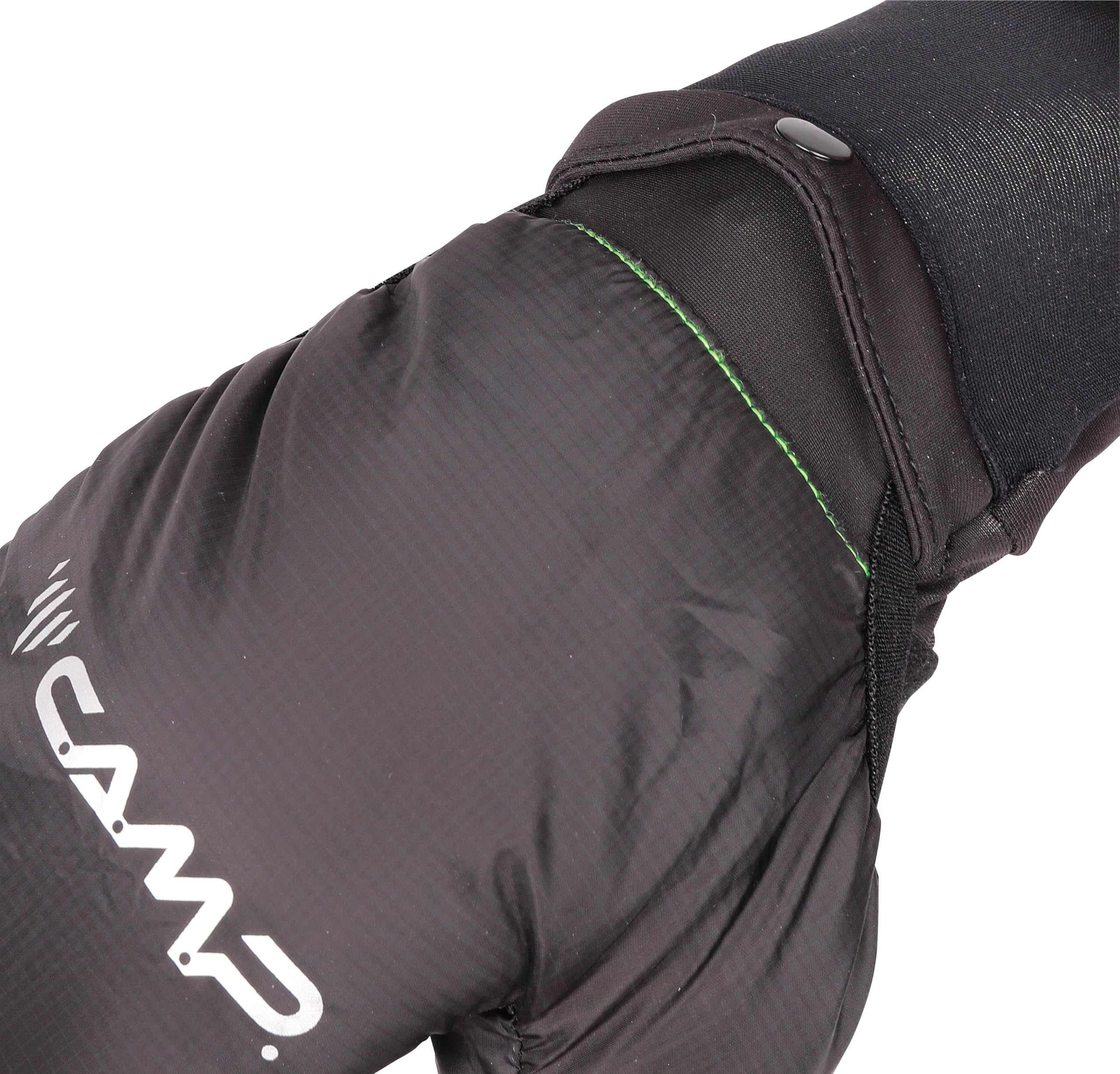 CAMP C.A.M.P. G Comp Warm Gloves, Black/Green, Medium, 3396M